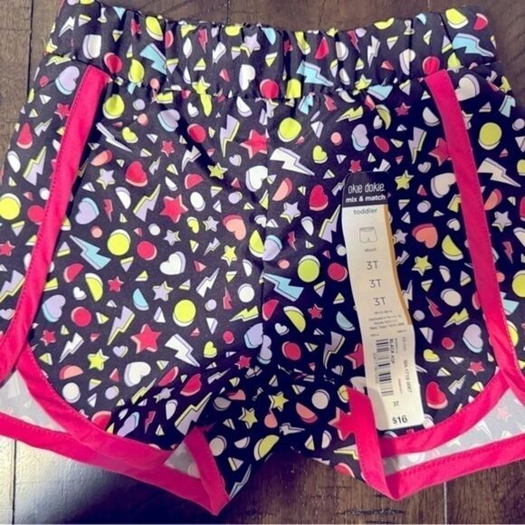 NWT Okie Dokie Girls Pull-On Shorts for Toddlers – 4T - Picture 1 of 2